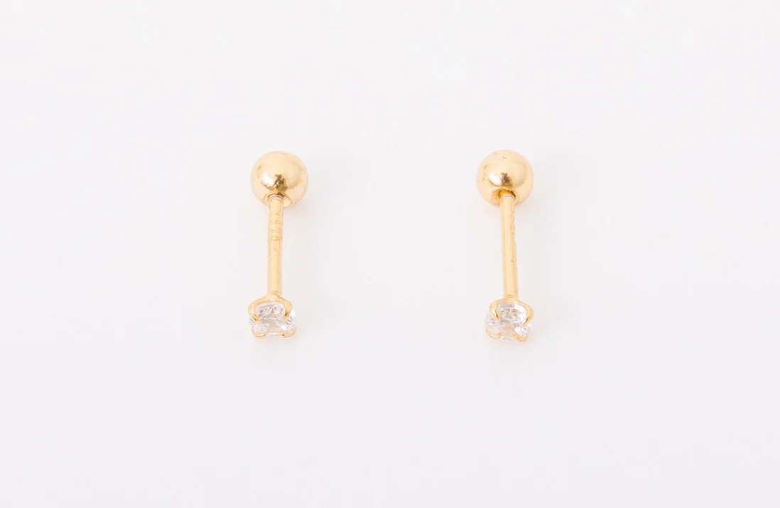 2.5 mm Diamond Screwbacks - Image 3
