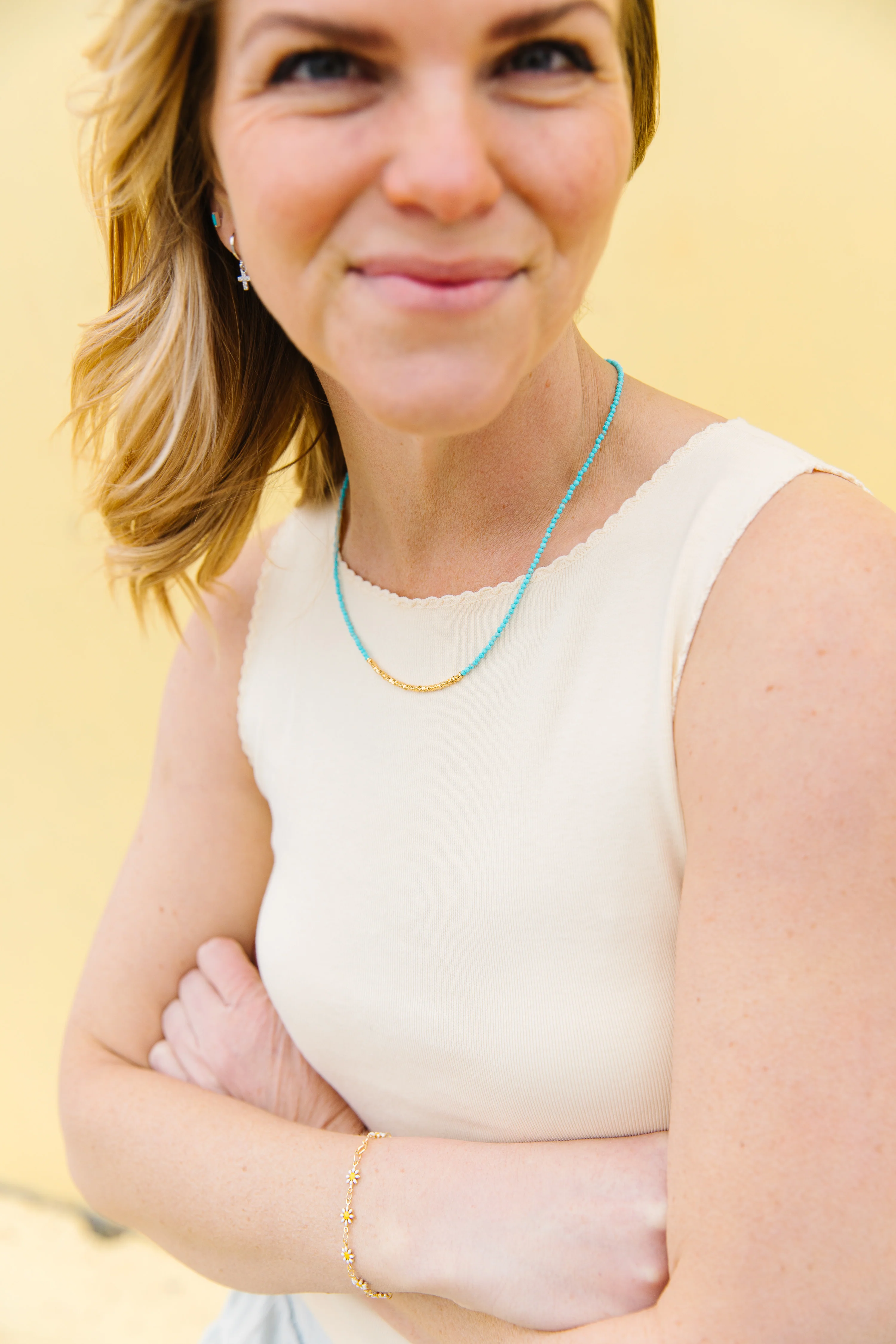 Turquoise Beaded Necklace - Image 5