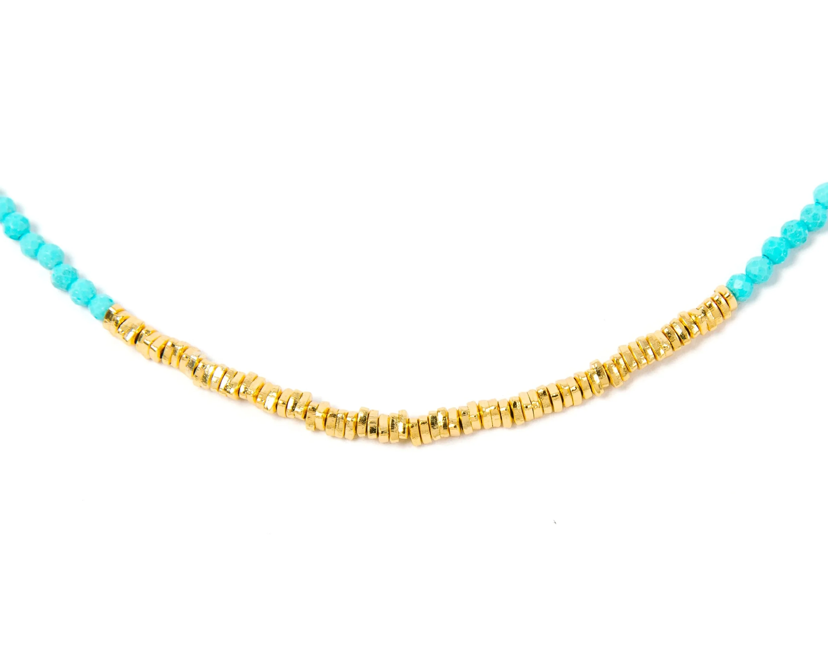 Turquoise Beaded Necklace - Image 6