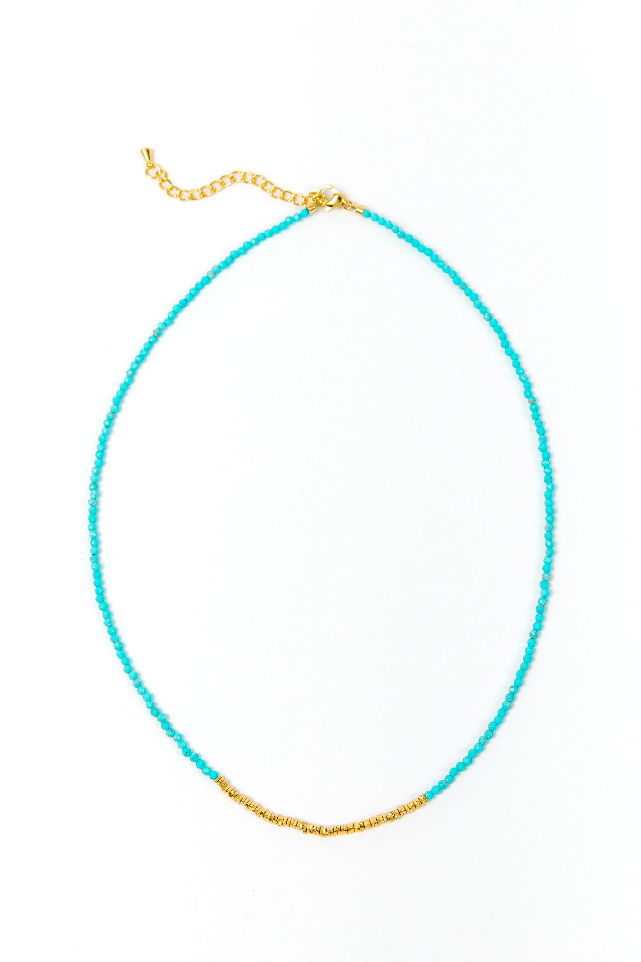 Turquoise Beaded Necklace - Image 8