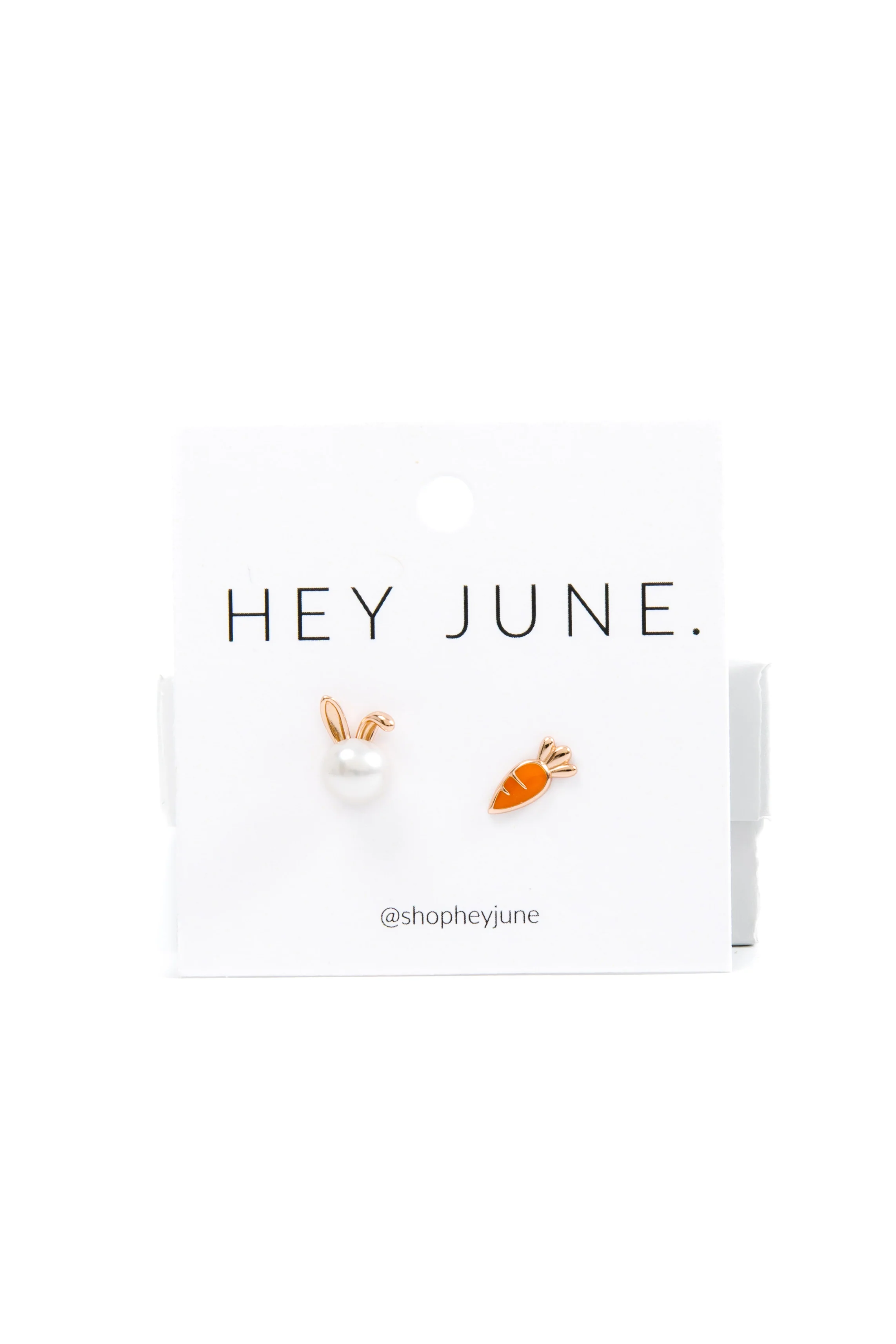 Easter Bunny + Carrot Studs - Image 4