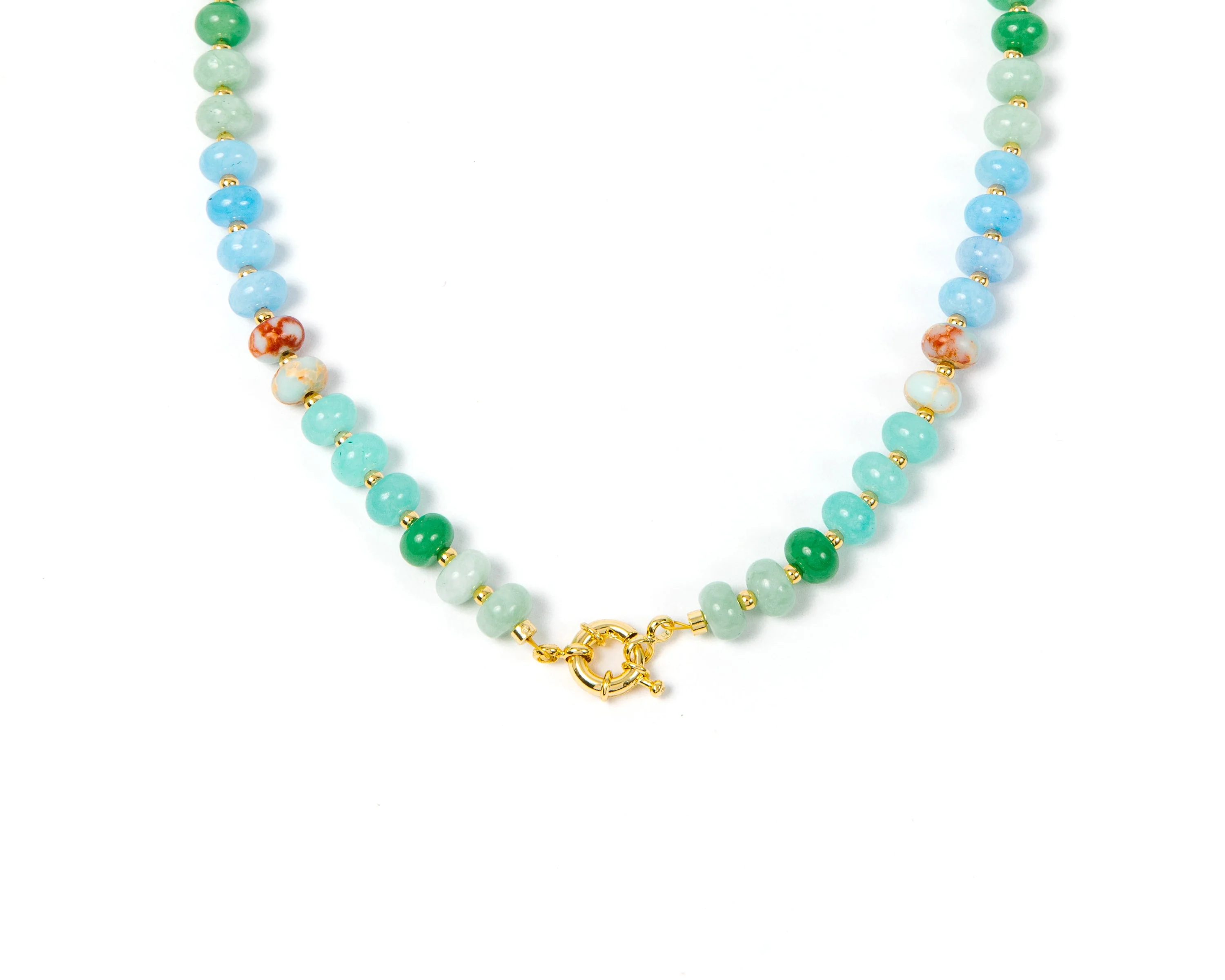 Chance of Rain Beaded Necklace (Front Clasp) - Image 4