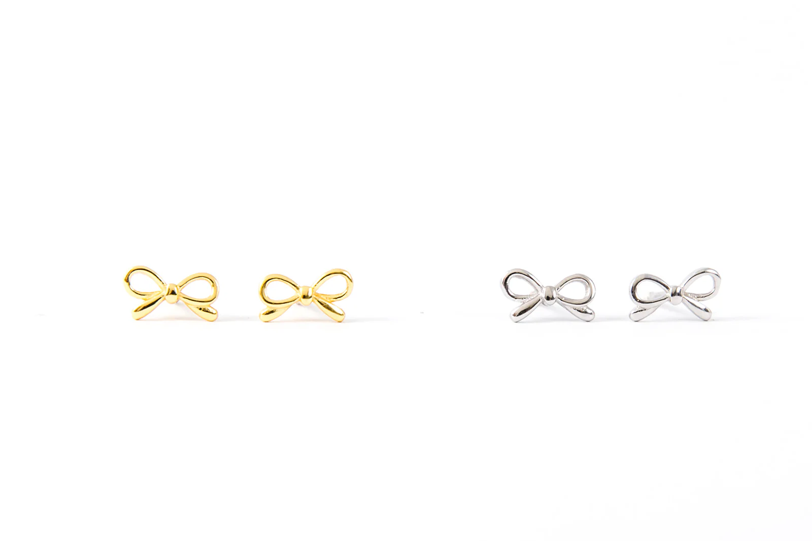 Tiny Ribbon Bow Screwbacks - Image 9