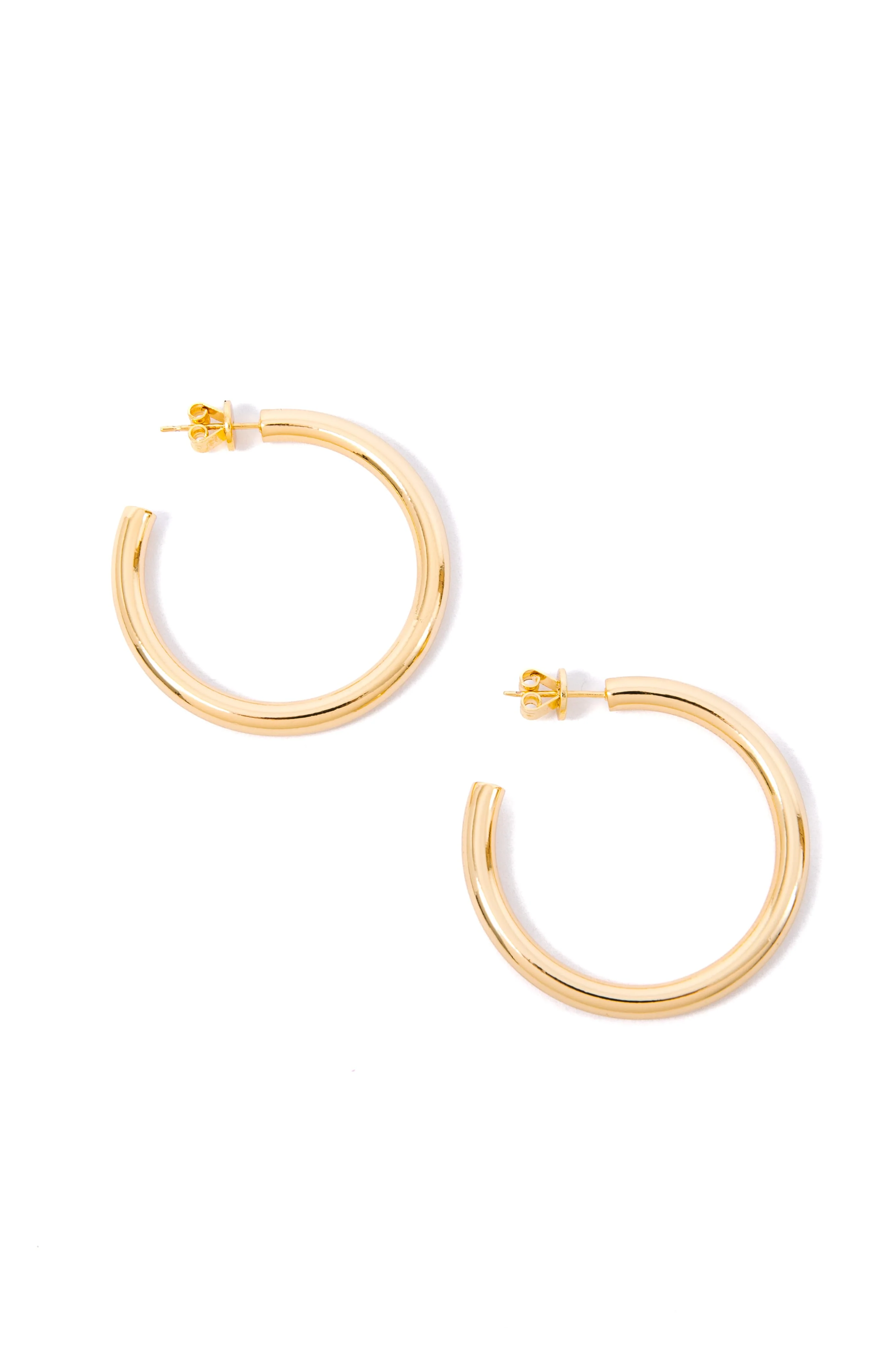 Chunky Gold Hoops - Image 3