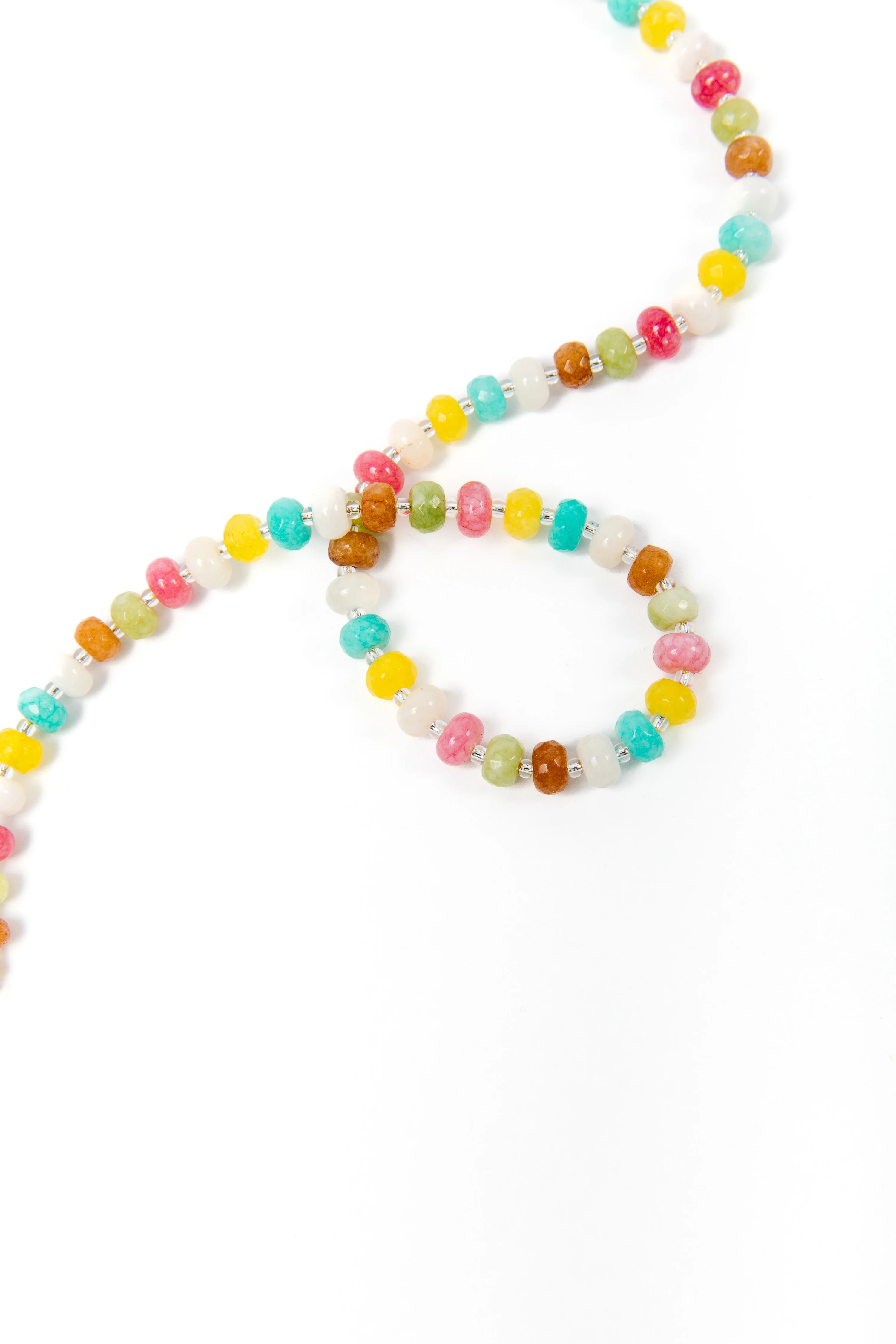 Clear Day Color Beaded Necklace - Image 4