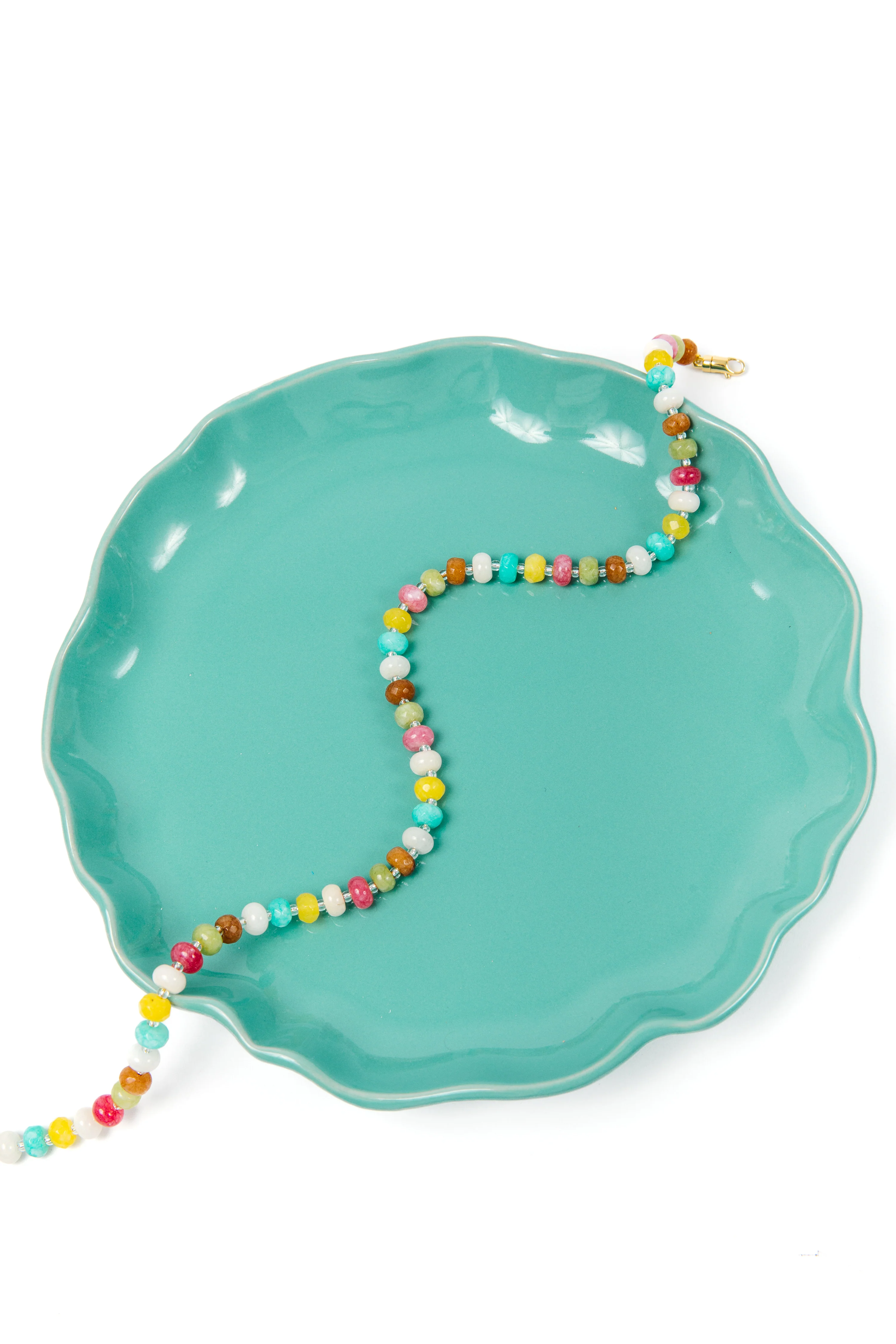 Clear Day Color Beaded Necklace - Image 7