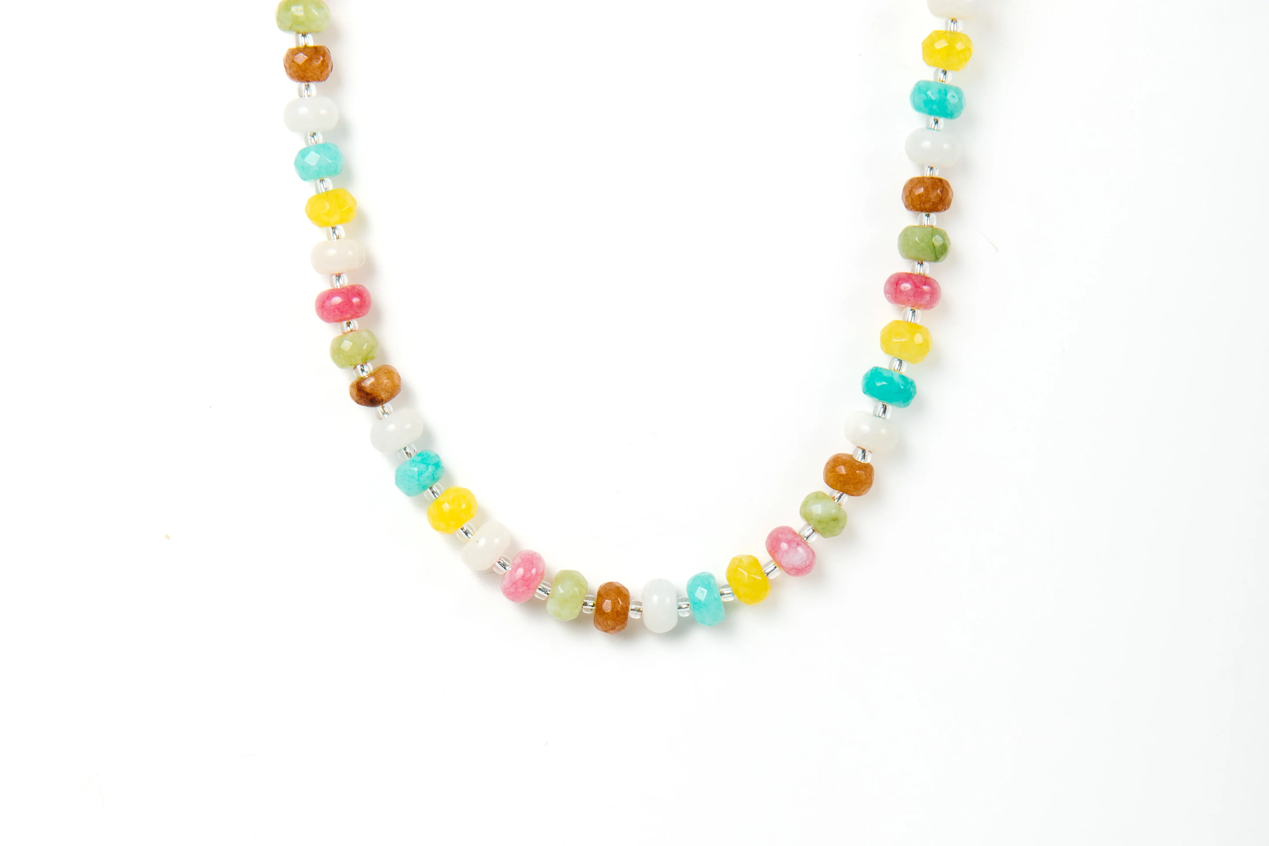 Clear Day Color Beaded Necklace - Image 8
