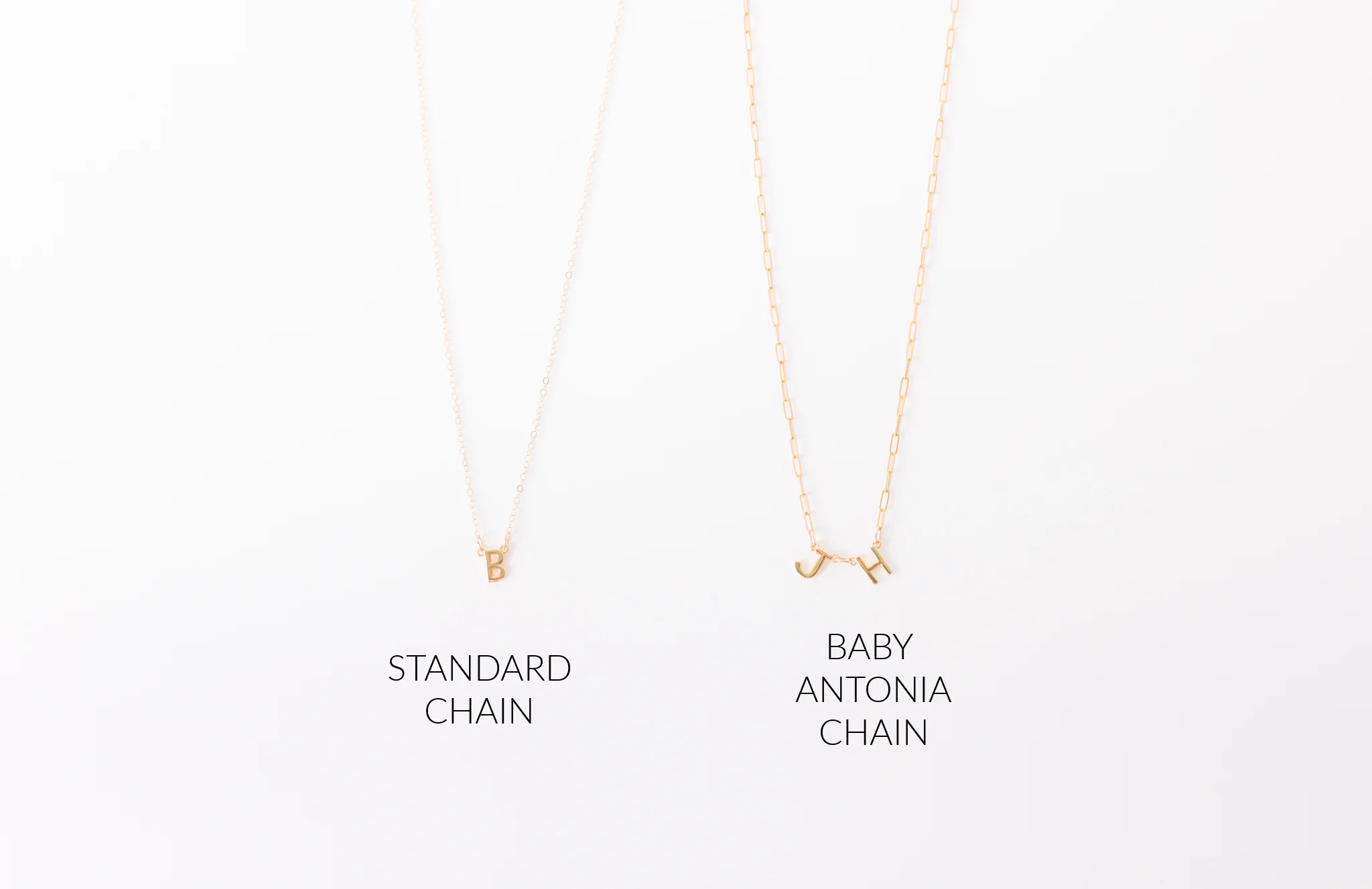 Connected Initial Necklace - Image 4