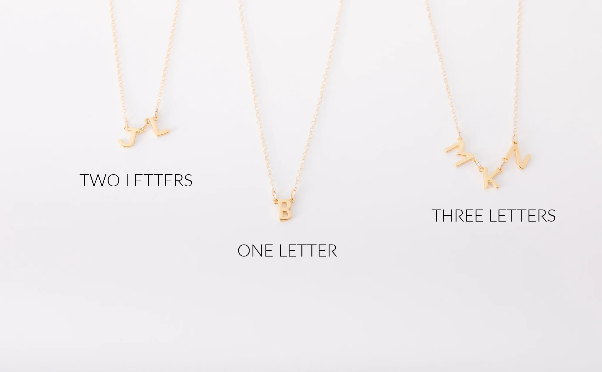 Connected Initial Necklace - Image 5