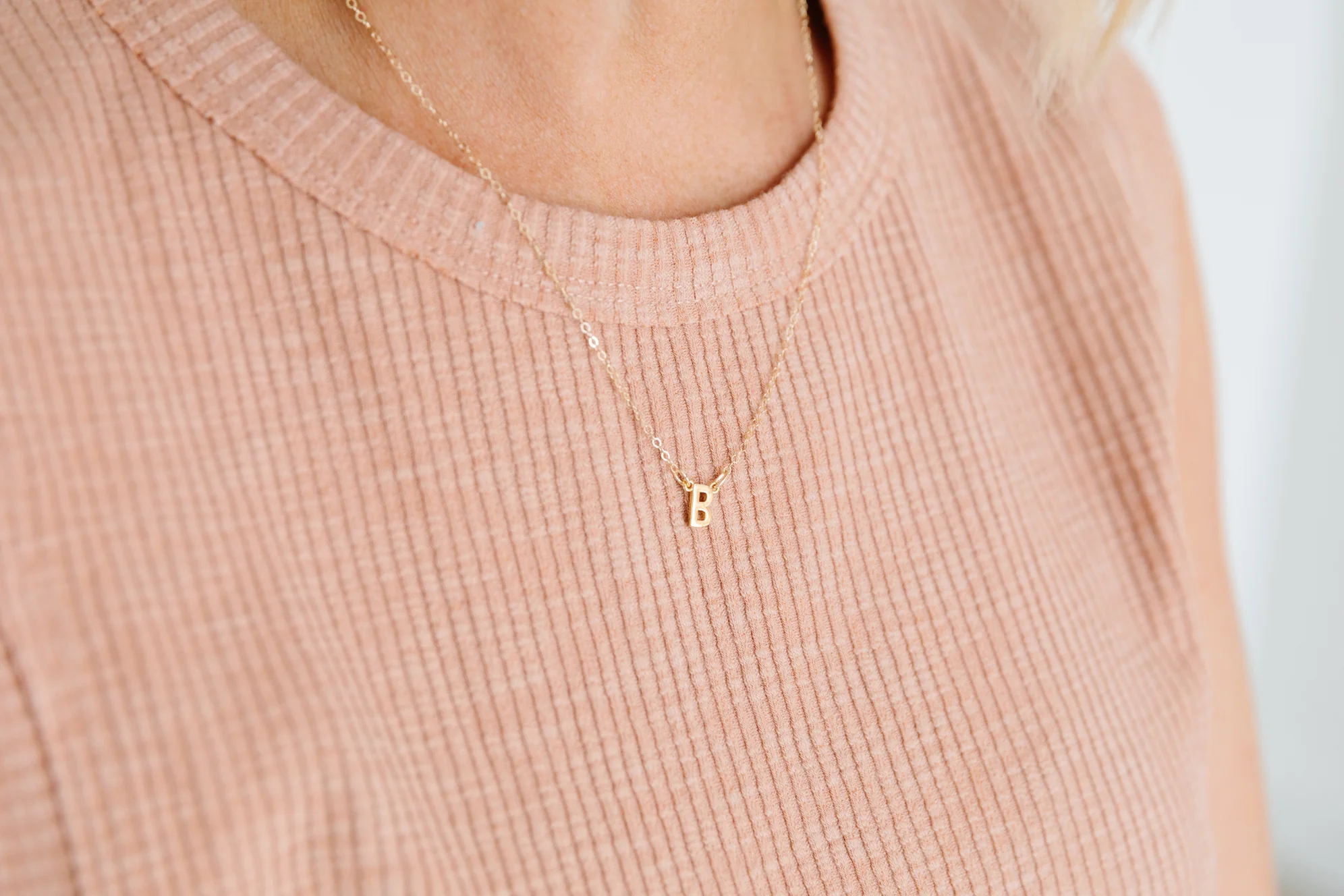 Connected Initial Necklace - Image 6