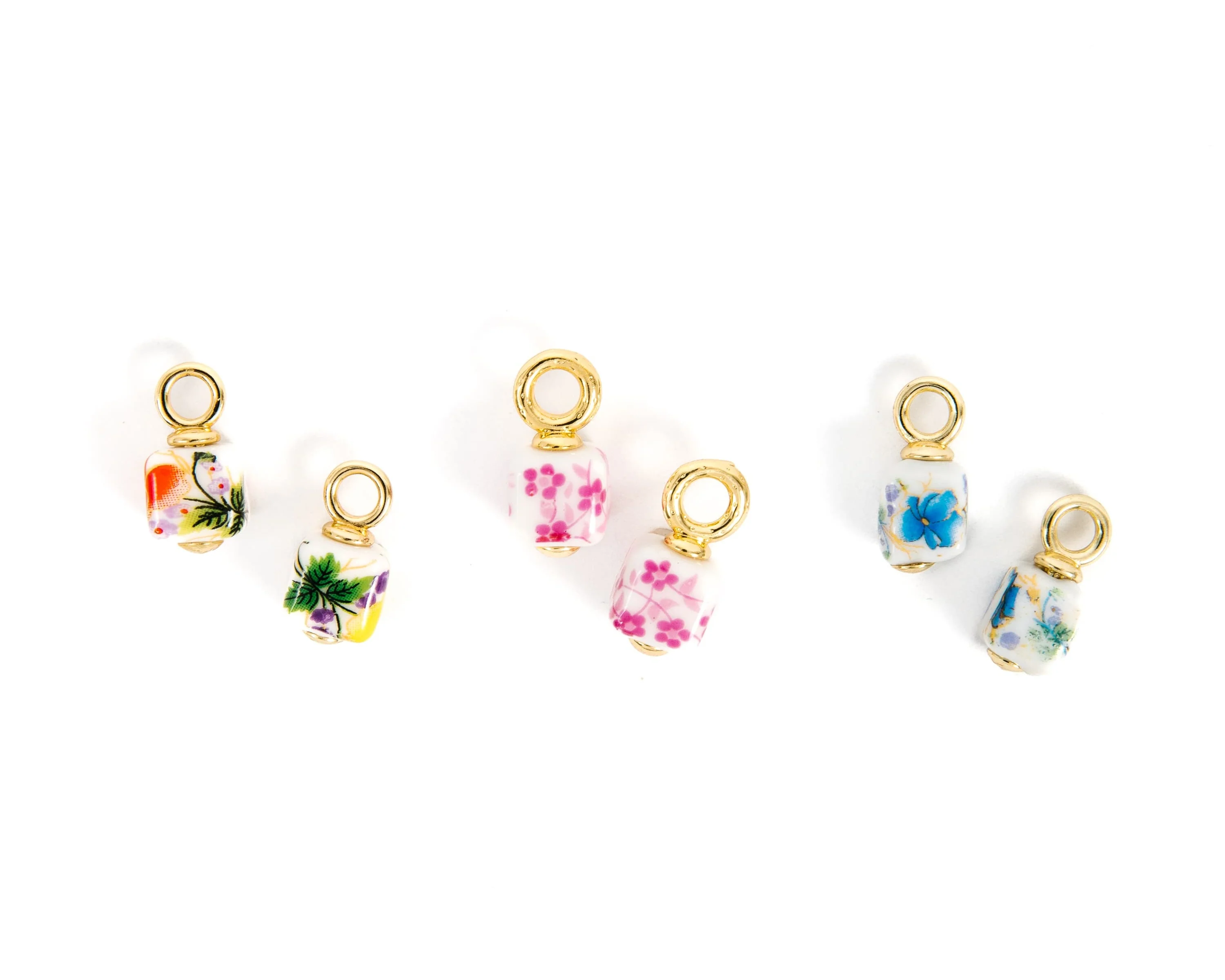 Flower Garden Charm Huggies - Image 7