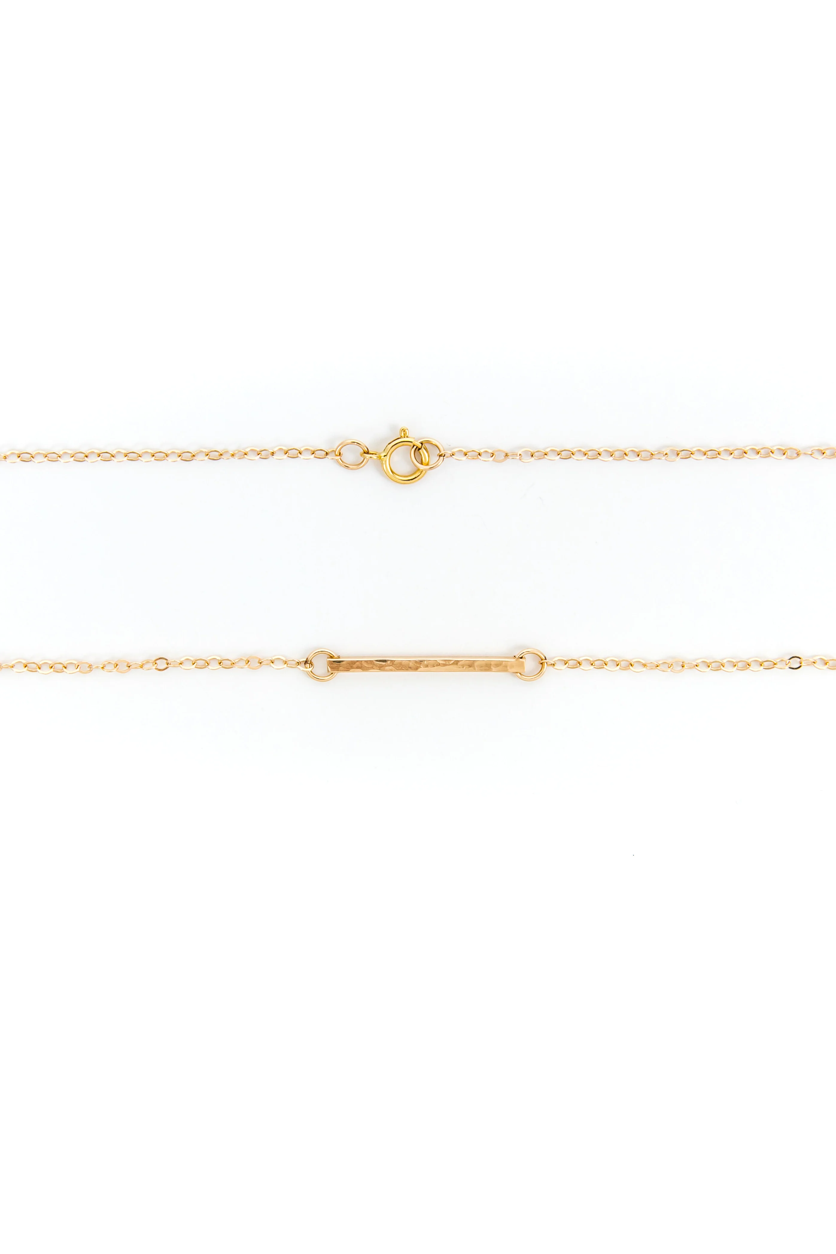 Hammered Bar Necklace - Image 6