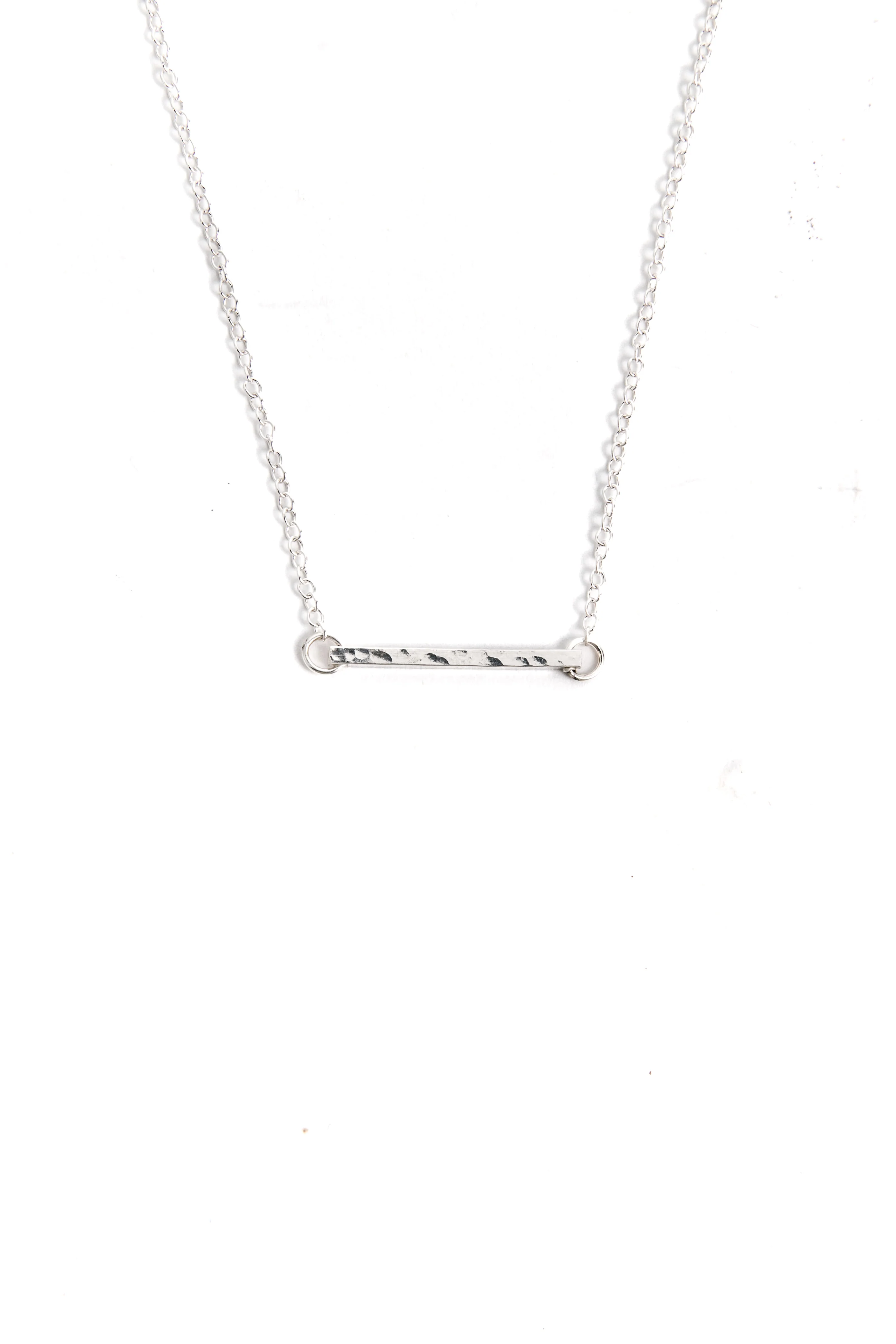 Hammered Bar Necklace - Image 7