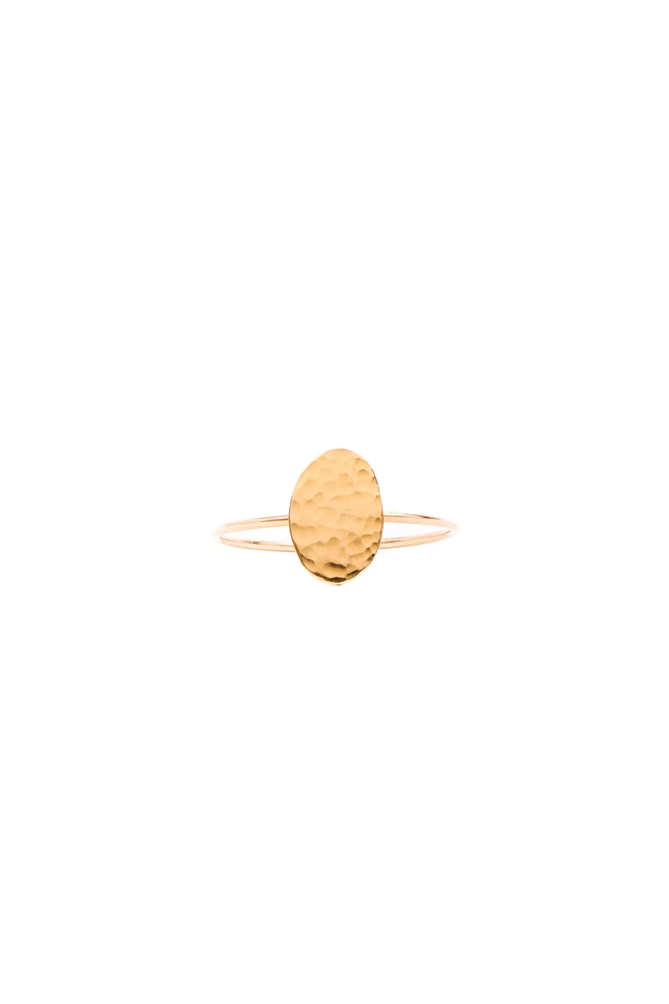 Hammered Oval Ring - Image 5