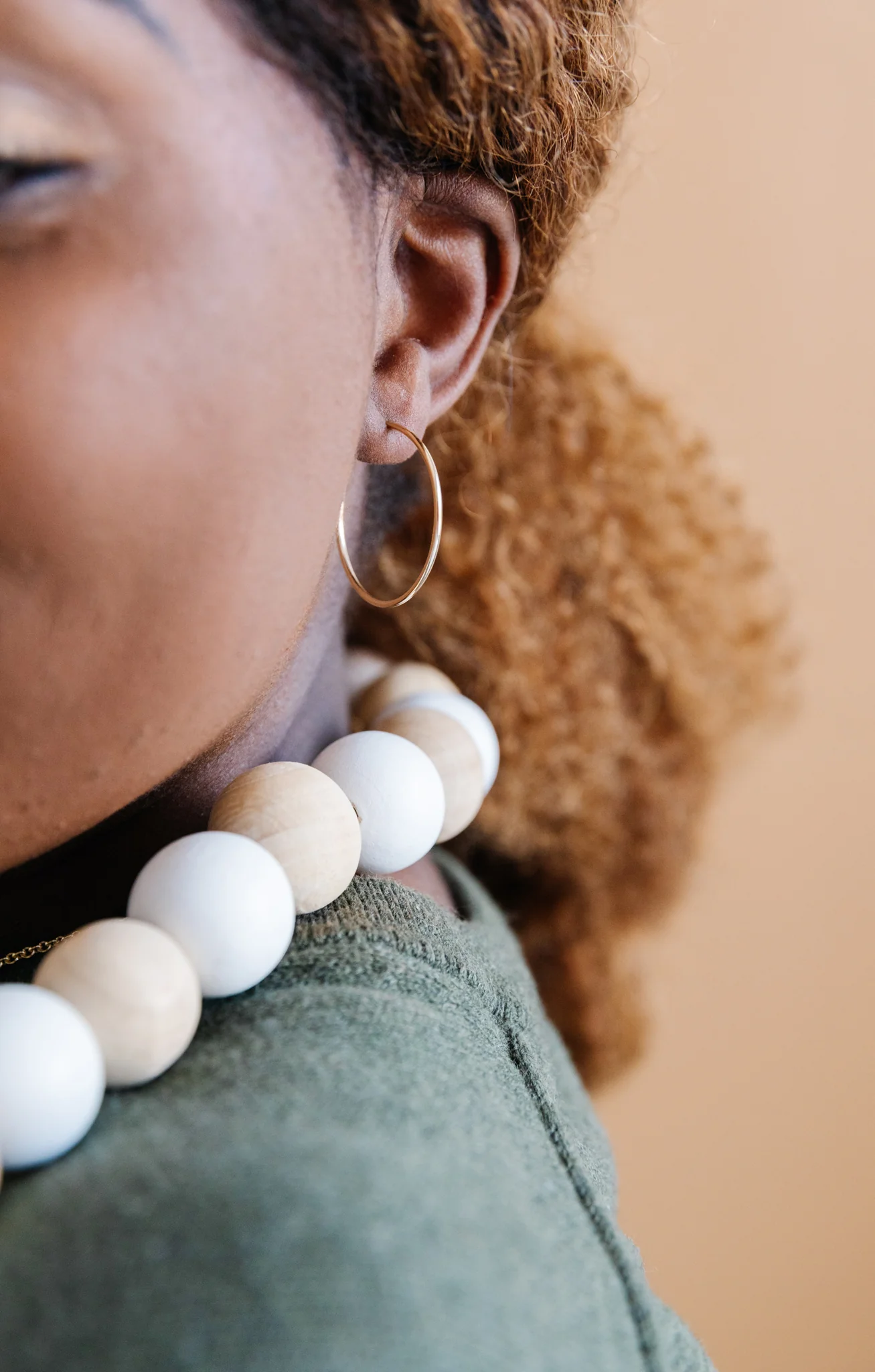 Medium Classic Hoops (30 mm) - Image 5