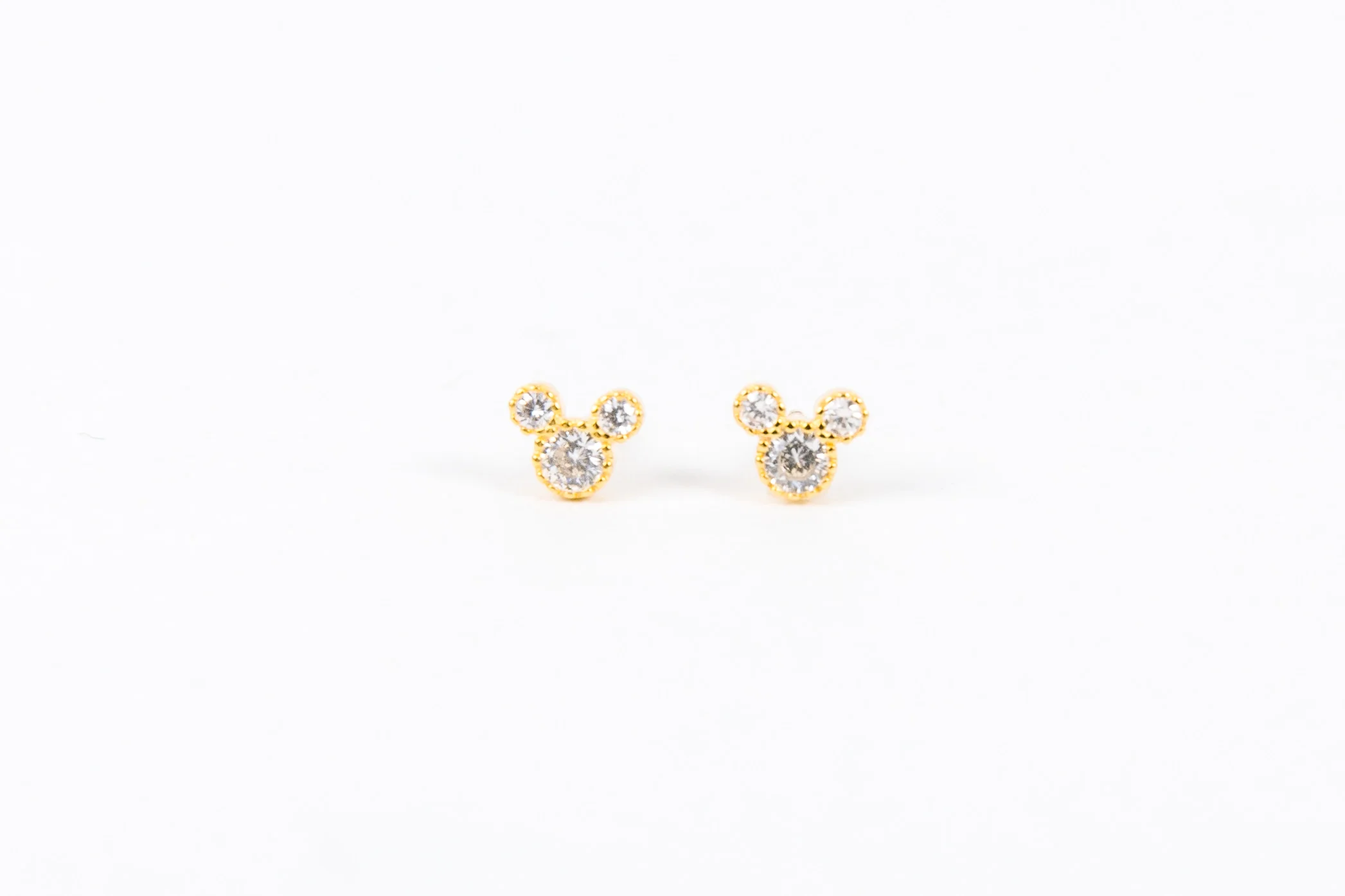 Cz Mouse Ear Screwbacks - Image 3