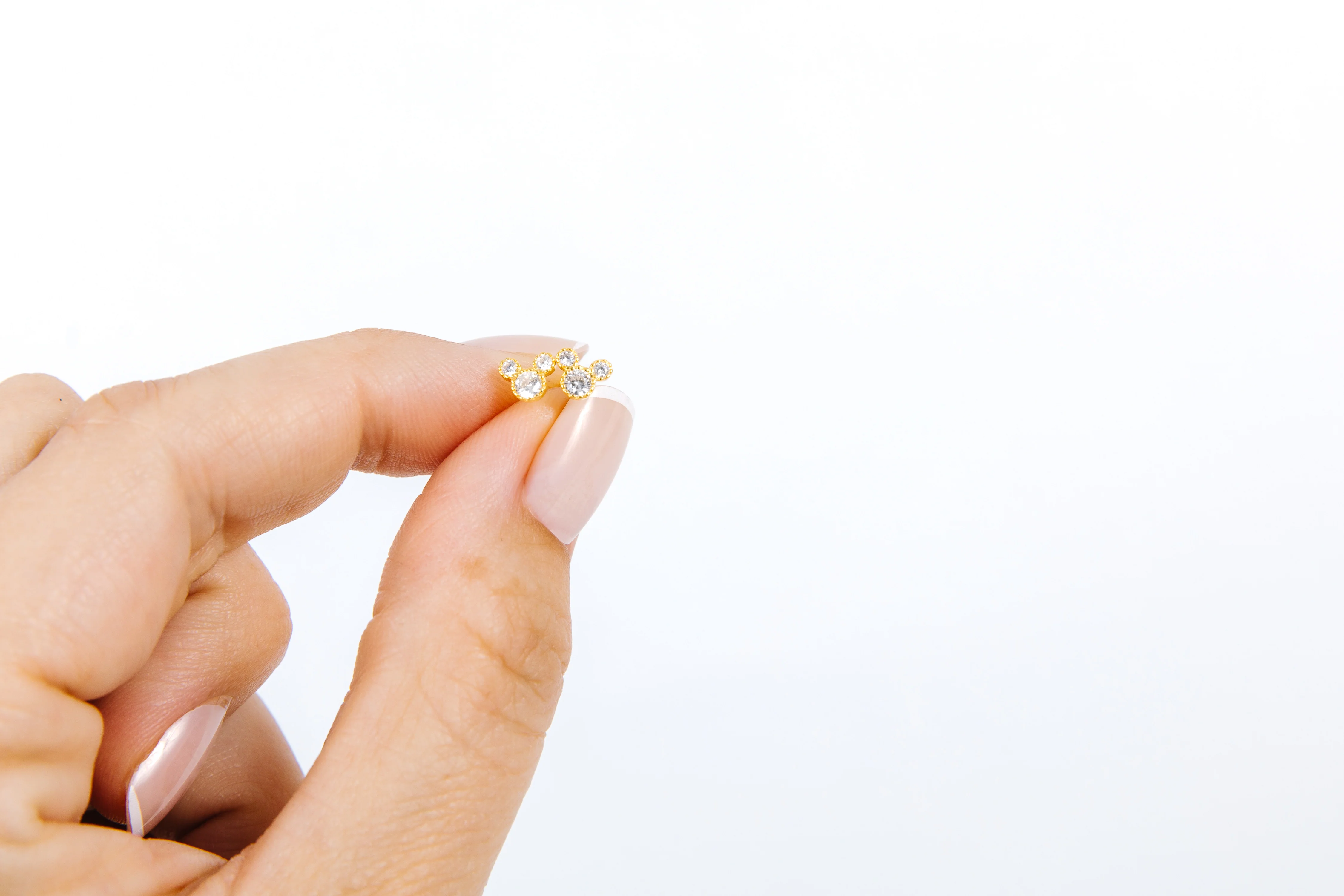 Cz Mouse Ear Screwbacks - Image 5