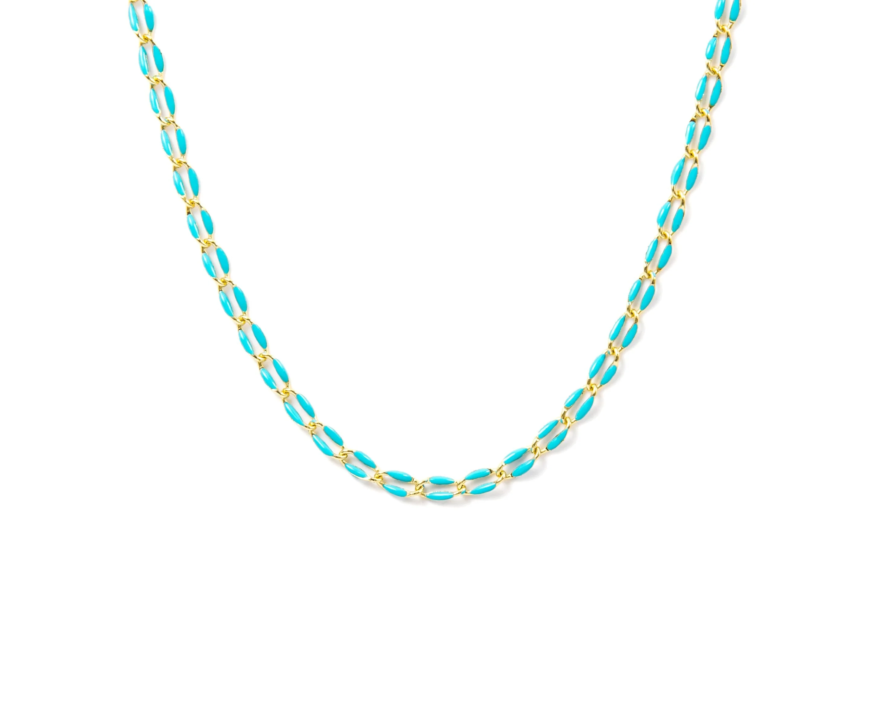 Neon Blue Necklace