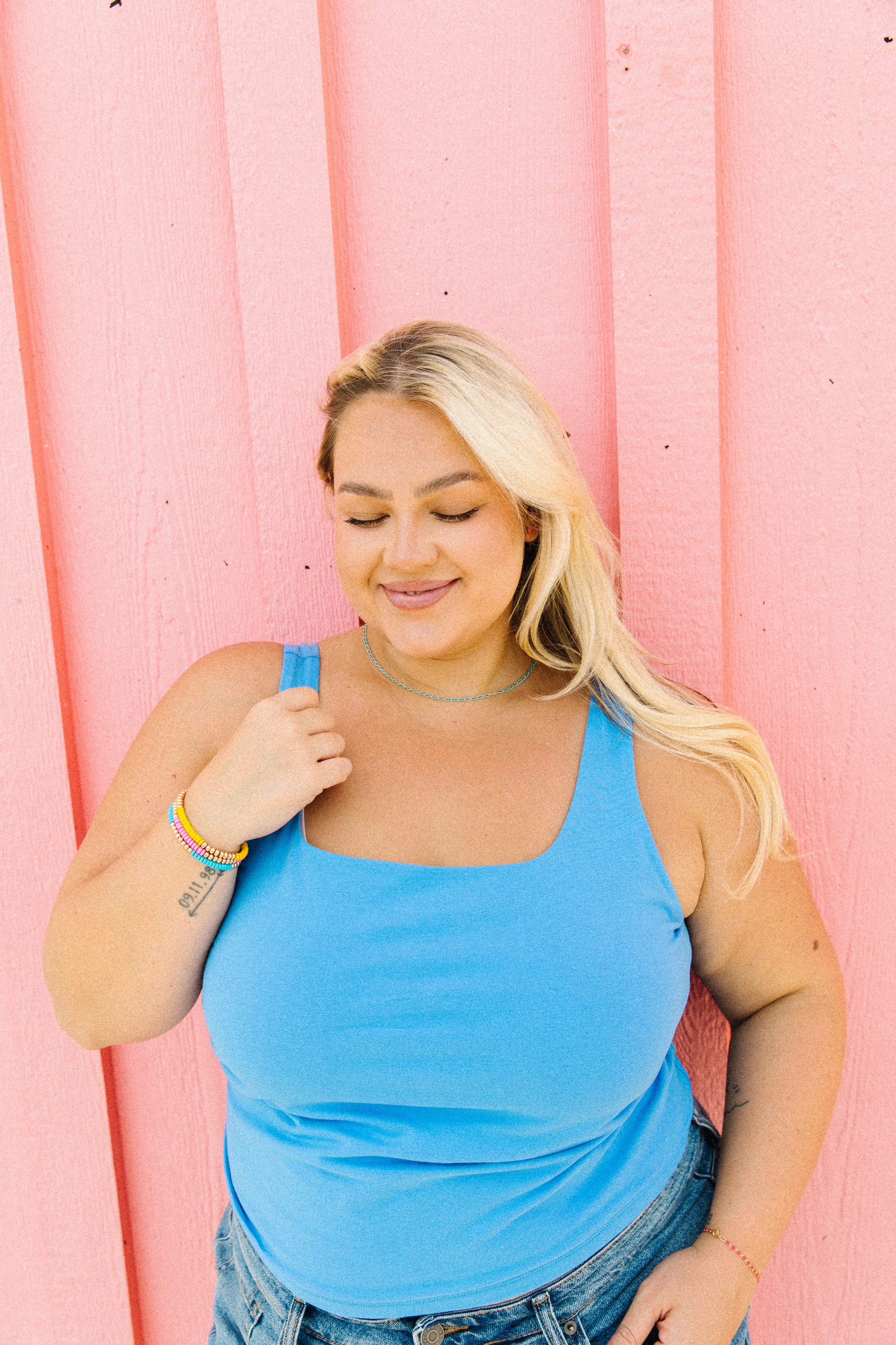 Neon Blue Necklace - Image 3