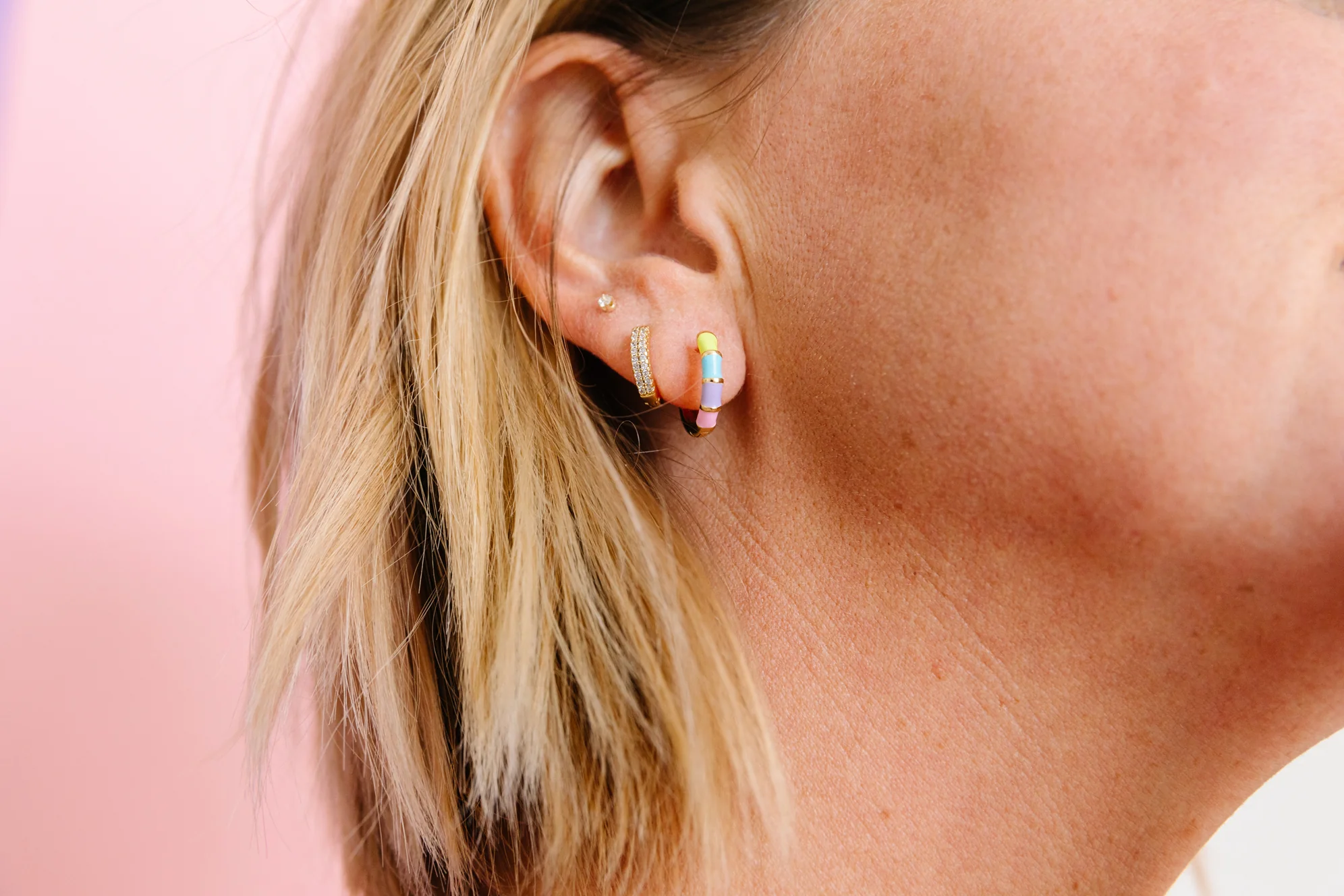 Rainbow Pastel Huggies - Image 9