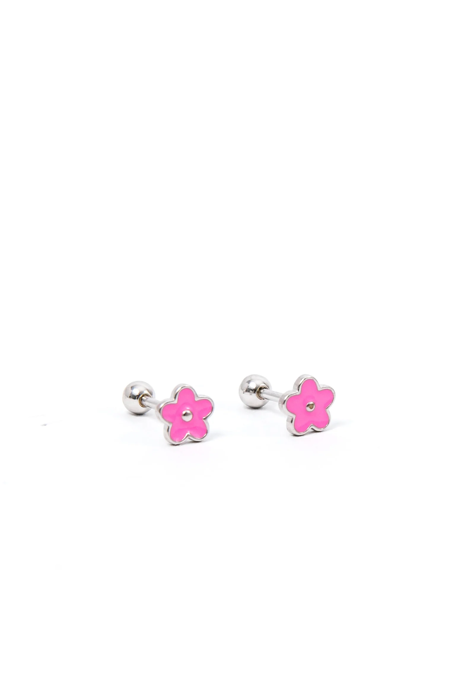 Pink Flower Screwback - Image 9