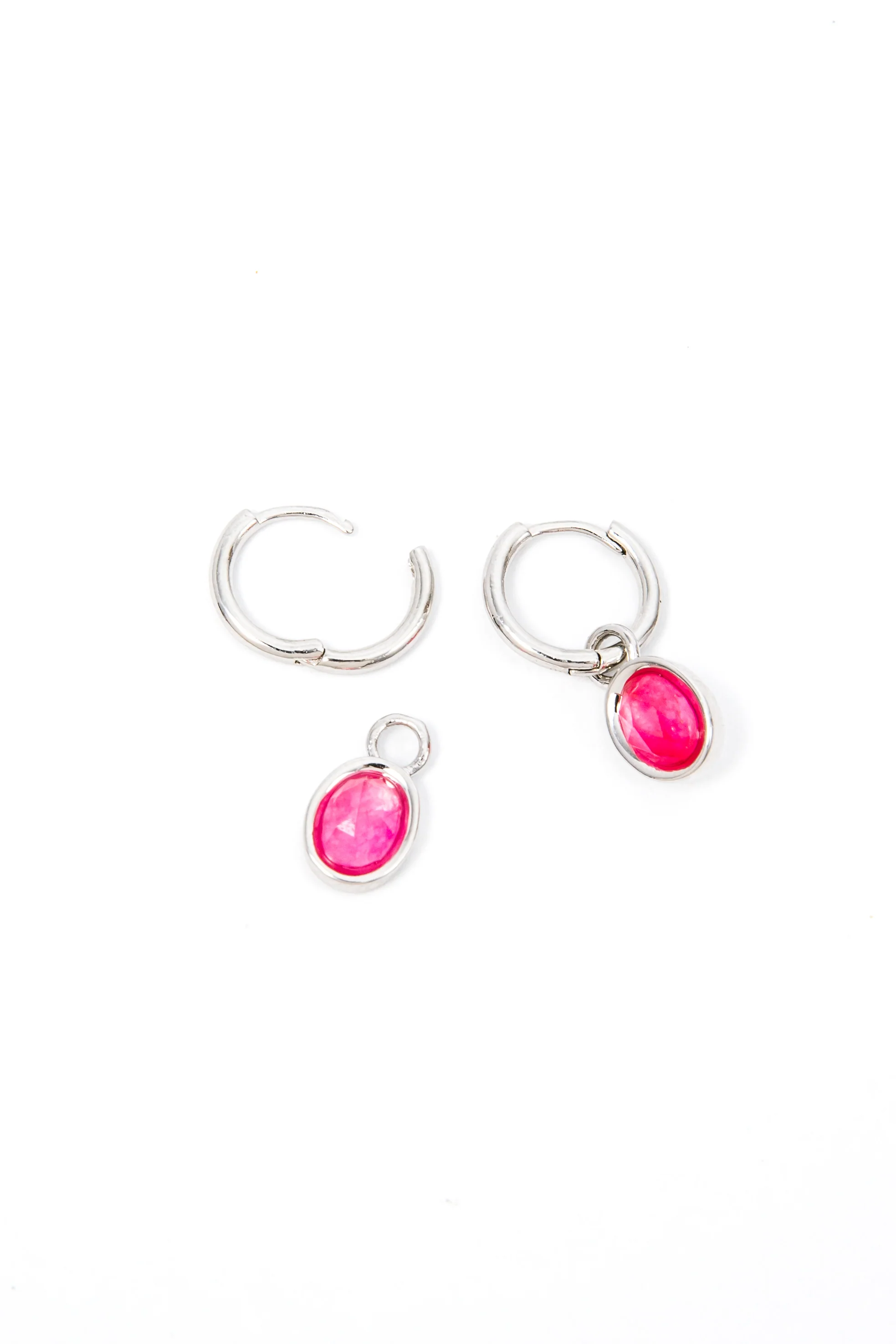 Mood Ring Huggies (Silver Edition) - Image 11