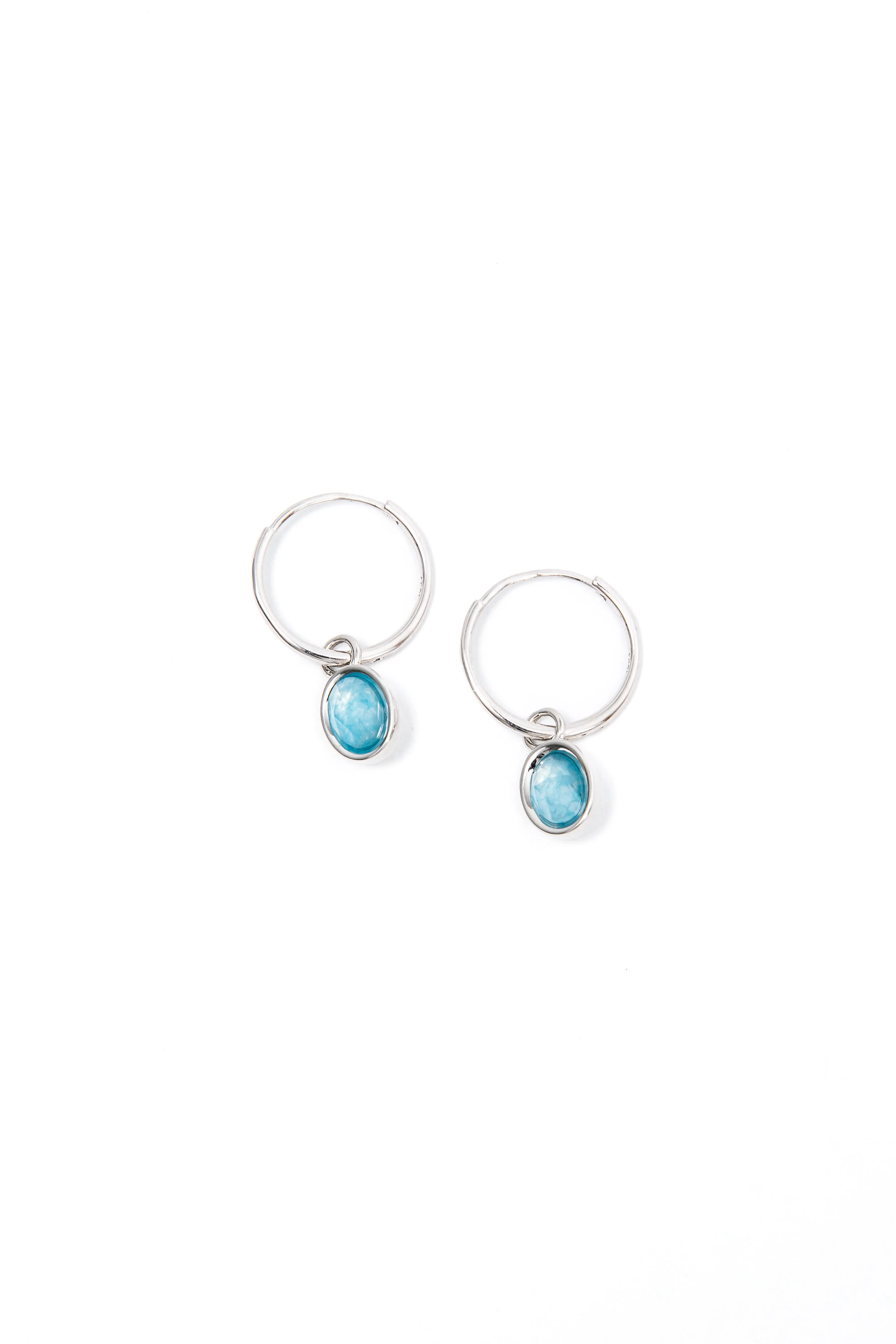 Mood Ring Huggies (Silver Edition) - Image 7