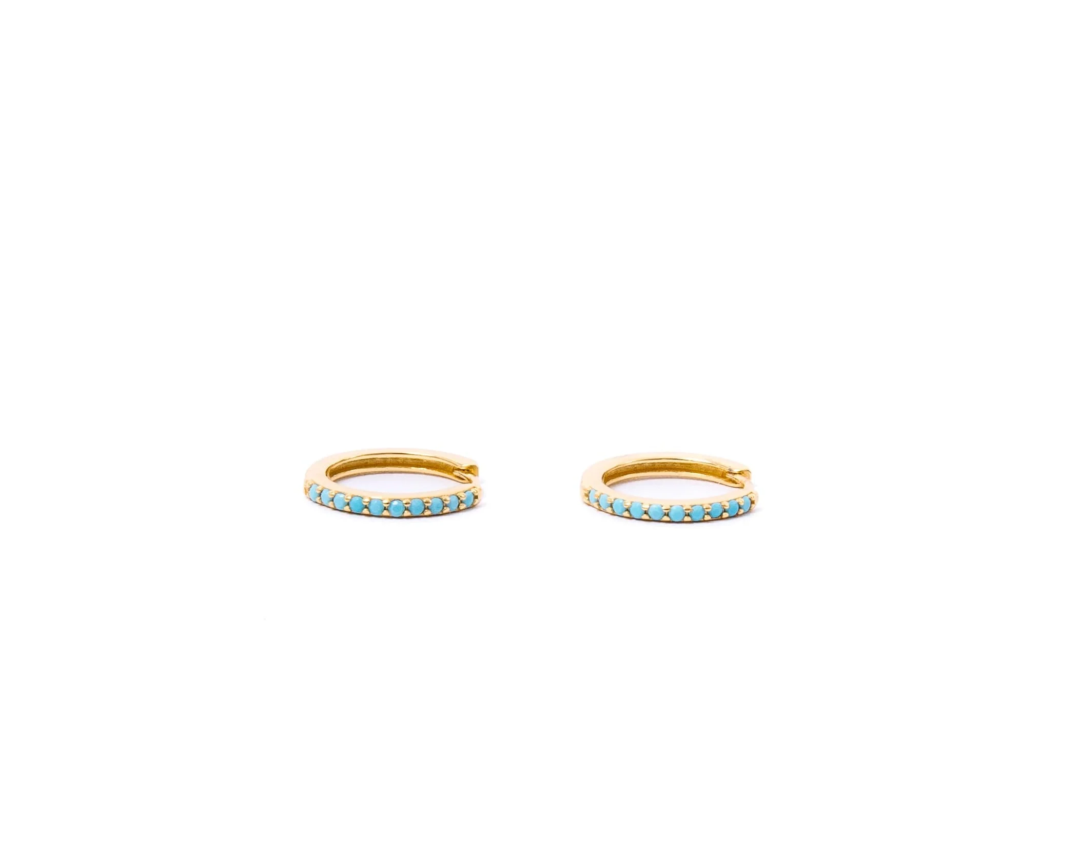 Snatched Turquoise Huggies - Image 3