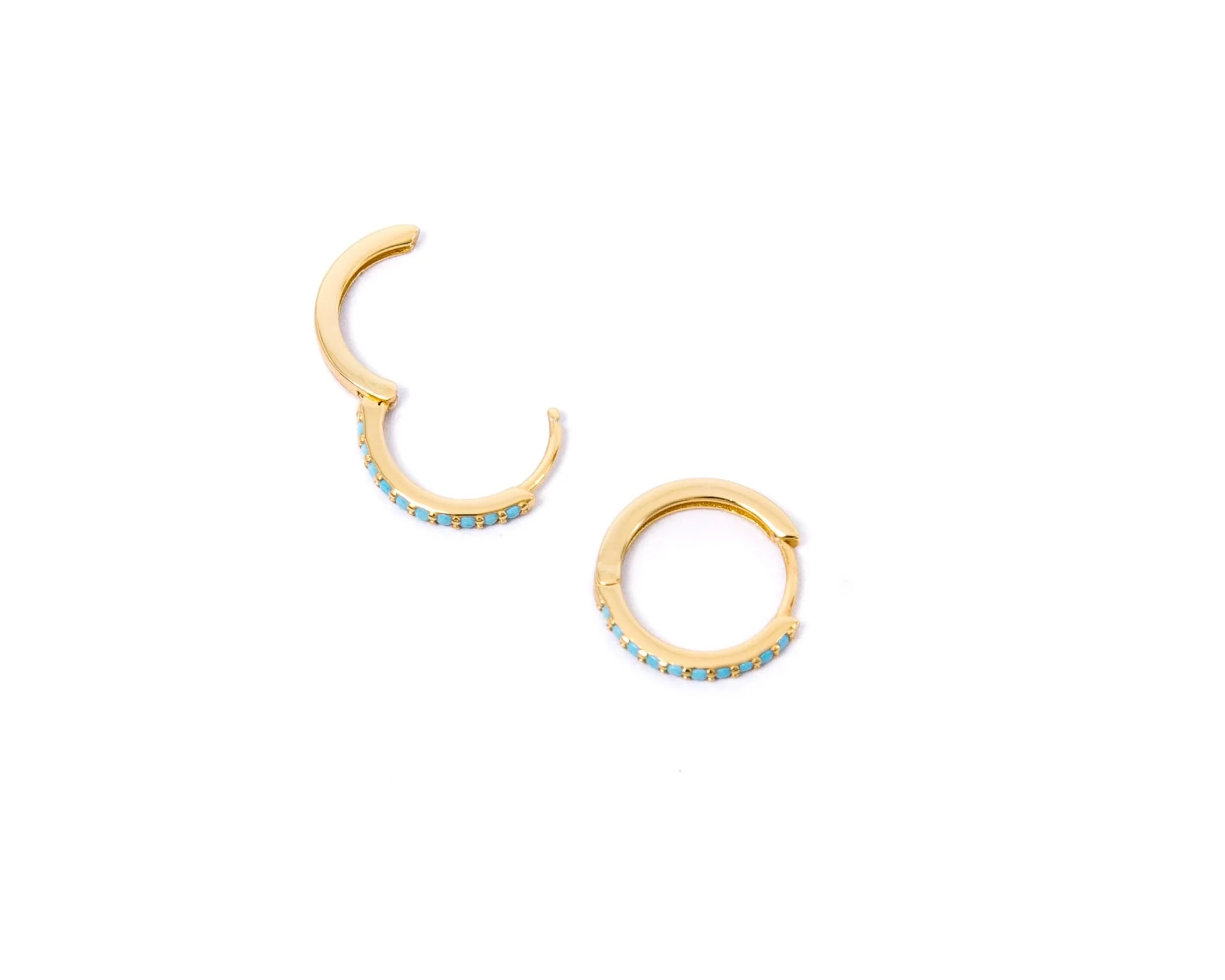 Snatched Turquoise Huggies - Image 4