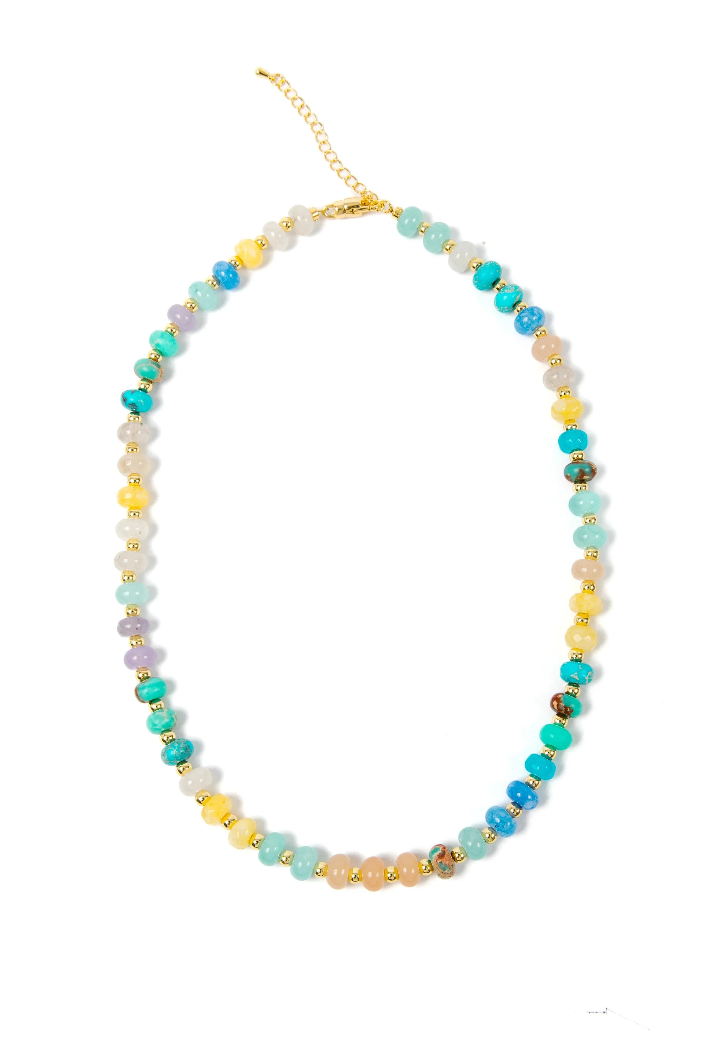 Spring Showers Color Beaded Necklace - Image 6