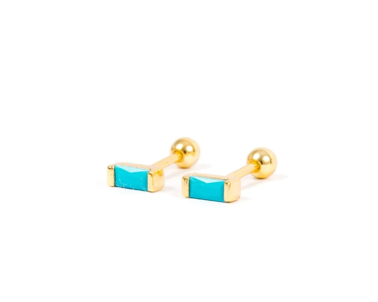 Turquoise Screwbacks