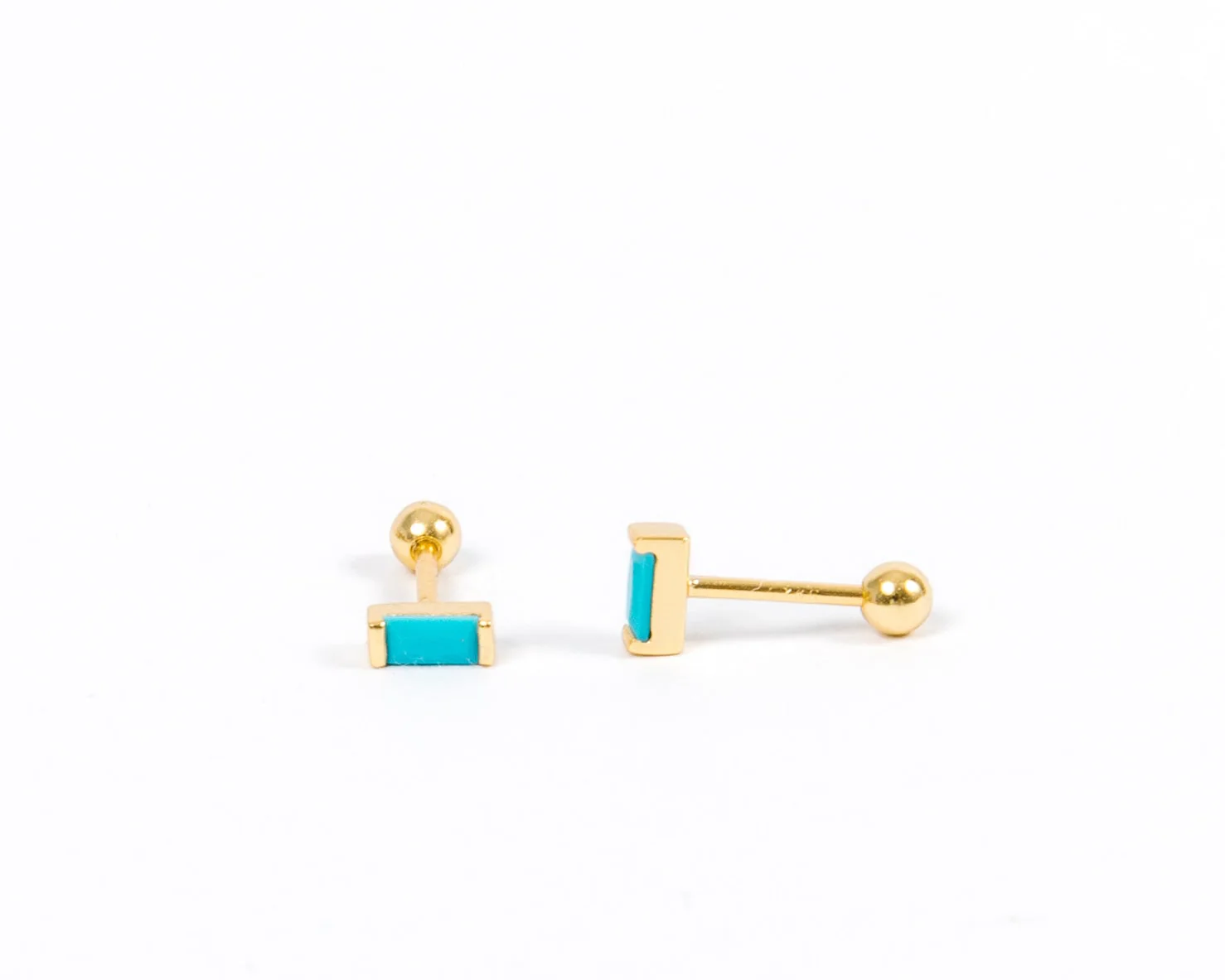 Turquoise Screwbacks - Image 3
